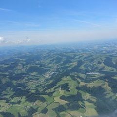 Flugwegposition um 09:07:41: Aufgenommen in der Nähe von Reinsberg, Österreich in 1550 Meter
